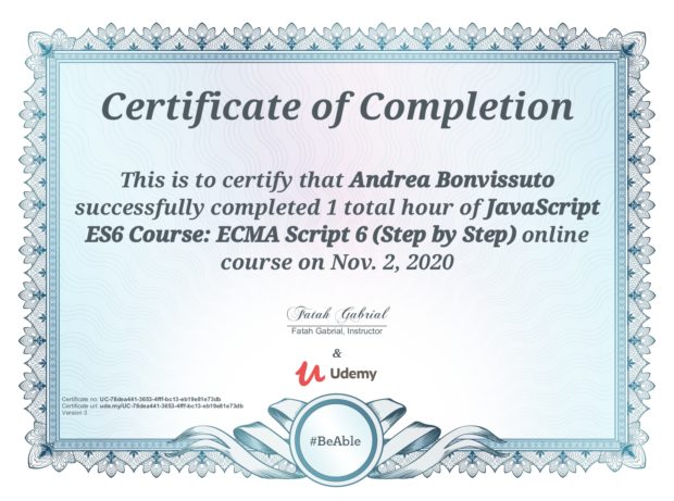 JavaScript ES6 Course