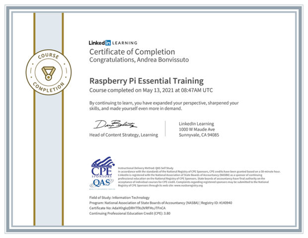 Raspberry Pi Essential Training