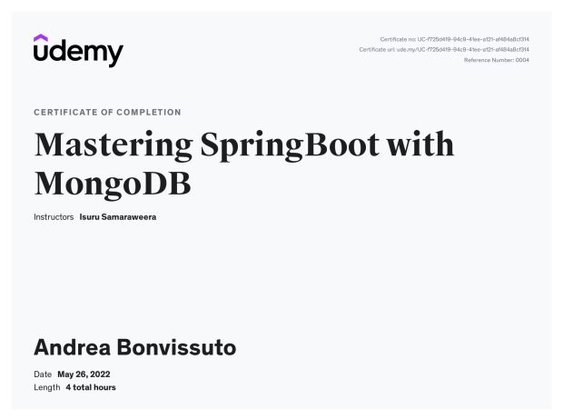 Mastering SpringBoot with MongoDB
